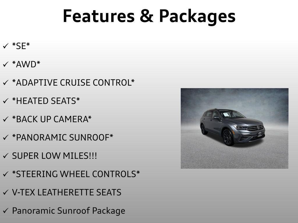 used 2024 Volkswagen Tiguan car, priced at $25,999