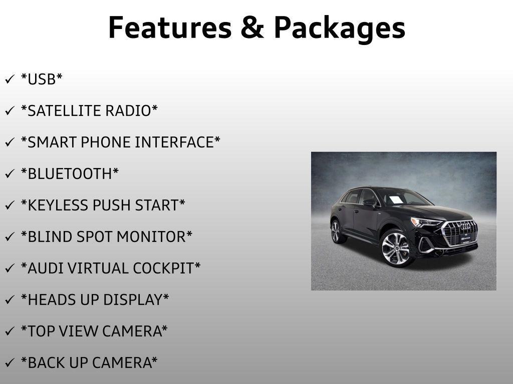 used 2020 Audi Q3 car, priced at $28,599