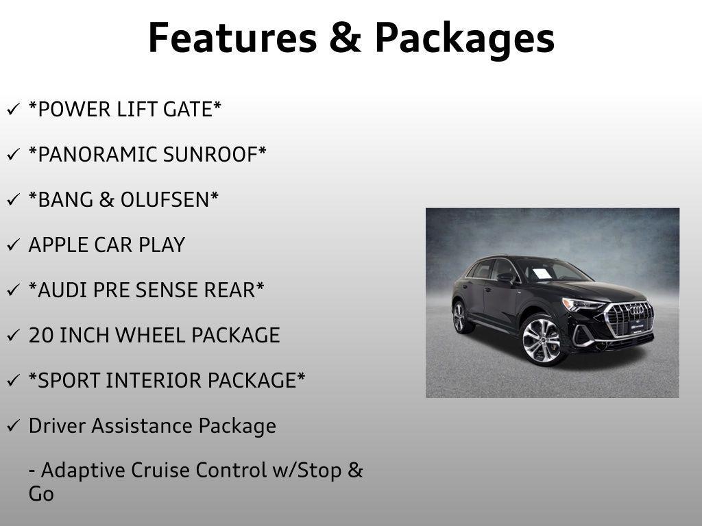 used 2020 Audi Q3 car, priced at $28,599