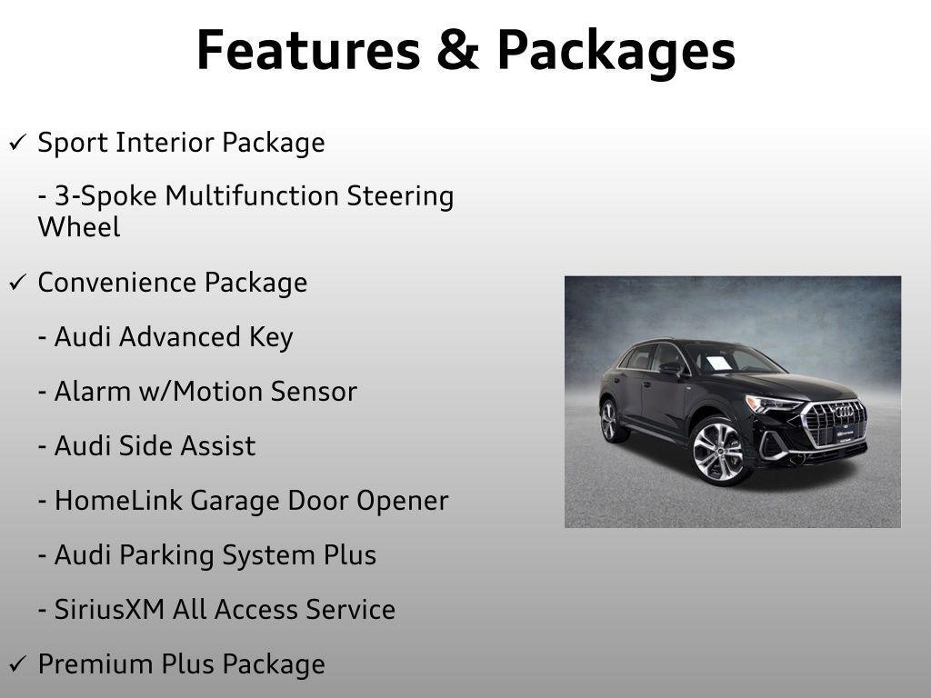 used 2020 Audi Q3 car, priced at $28,599