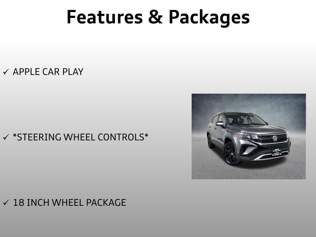 used 2022 Volkswagen Taos car, priced at $19,299