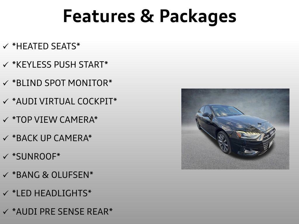 used 2023 Audi A4 car, priced at $34,999