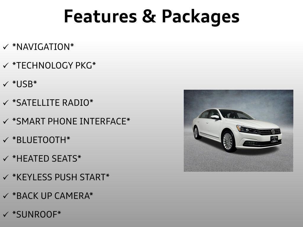 used 2016 Volkswagen Passat car, priced at $14,599