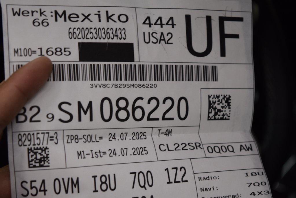 new 2025 Volkswagen Taos car, priced at $28,916