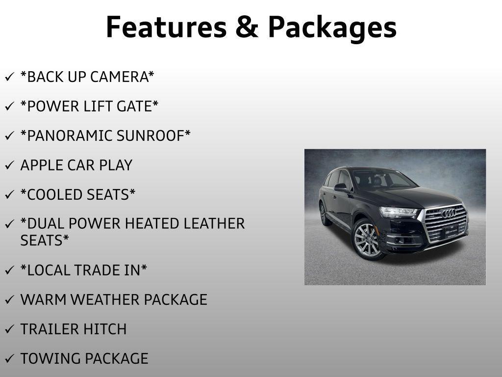 used 2019 Audi Q7 car, priced at $23,499