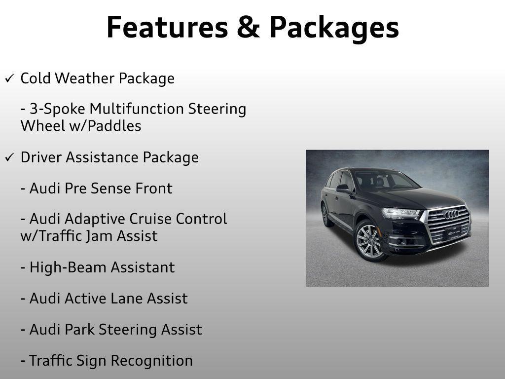 used 2019 Audi Q7 car, priced at $23,499