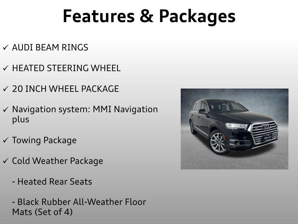 used 2019 Audi Q7 car, priced at $23,499
