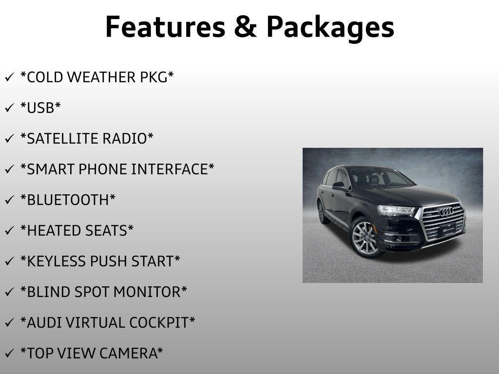 used 2019 Audi Q7 car, priced at $23,499