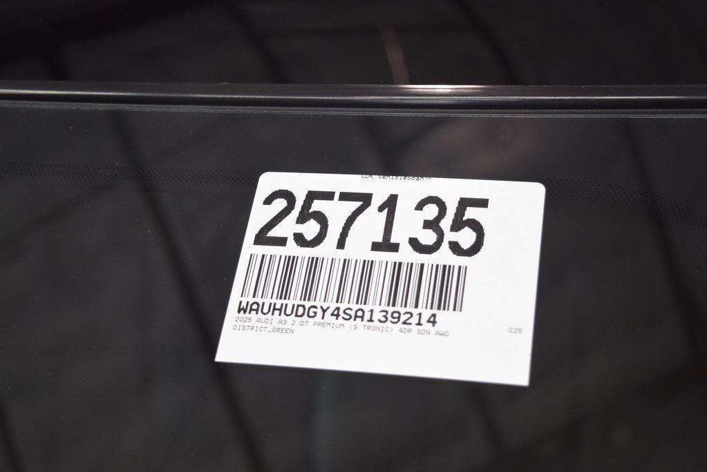 new 2025 Audi A3 car, priced at $46,535