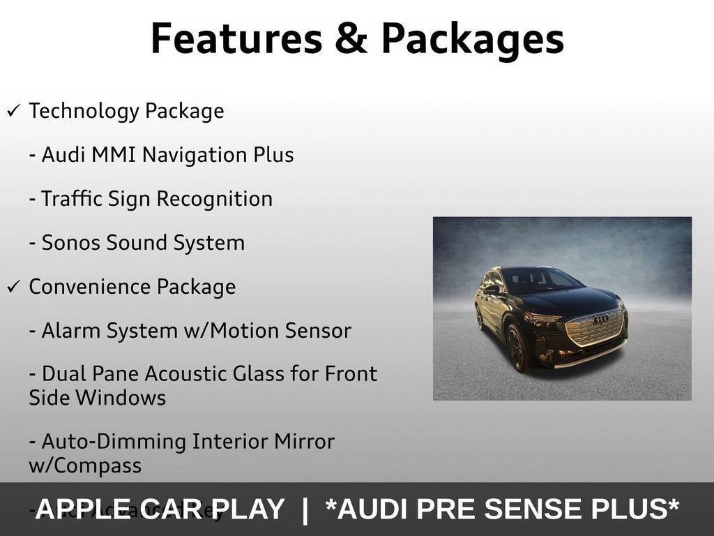 used 2022 Audi Q4 e-tron car, priced at $23,999