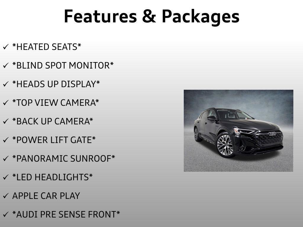 used 2024 Audi Q8 e-tron car, priced at $53,999