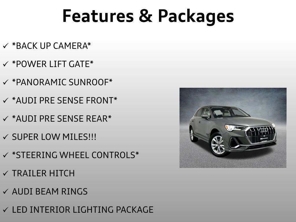 used 2022 Audi Q3 car, priced at $29,799
