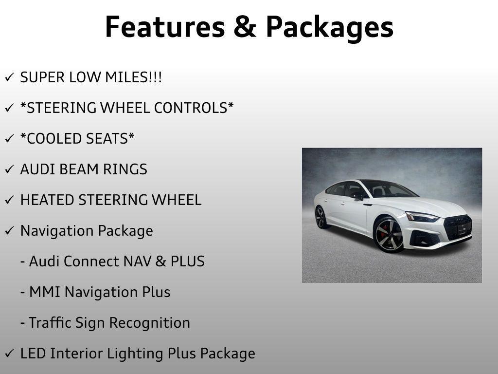 used 2024 Audi A5 Sportback car, priced at $44,999