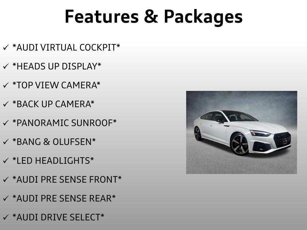 used 2024 Audi A5 Sportback car, priced at $44,999