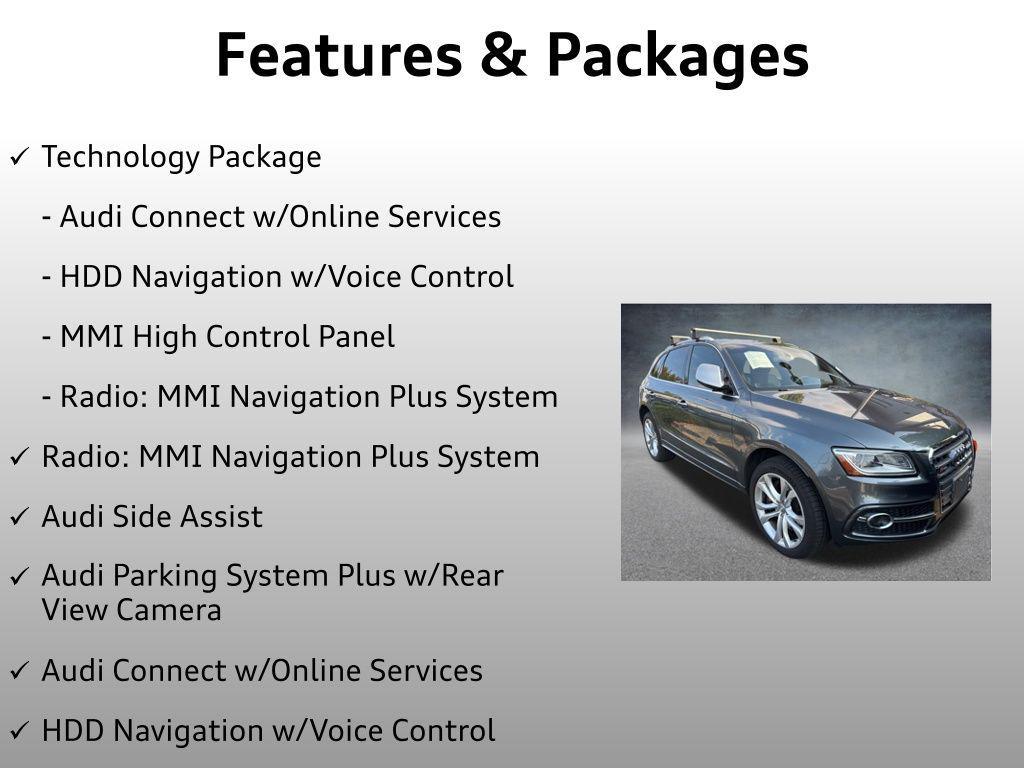 used 2017 Audi SQ5 car, priced at $19,999