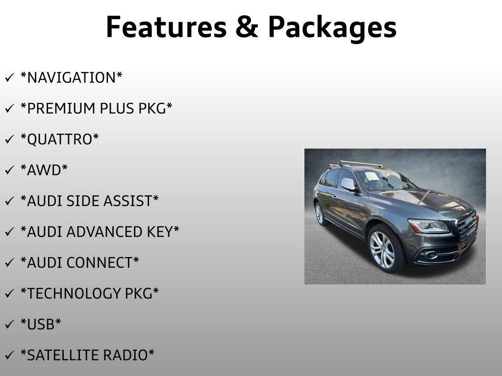 used 2017 Audi SQ5 car, priced at $19,999