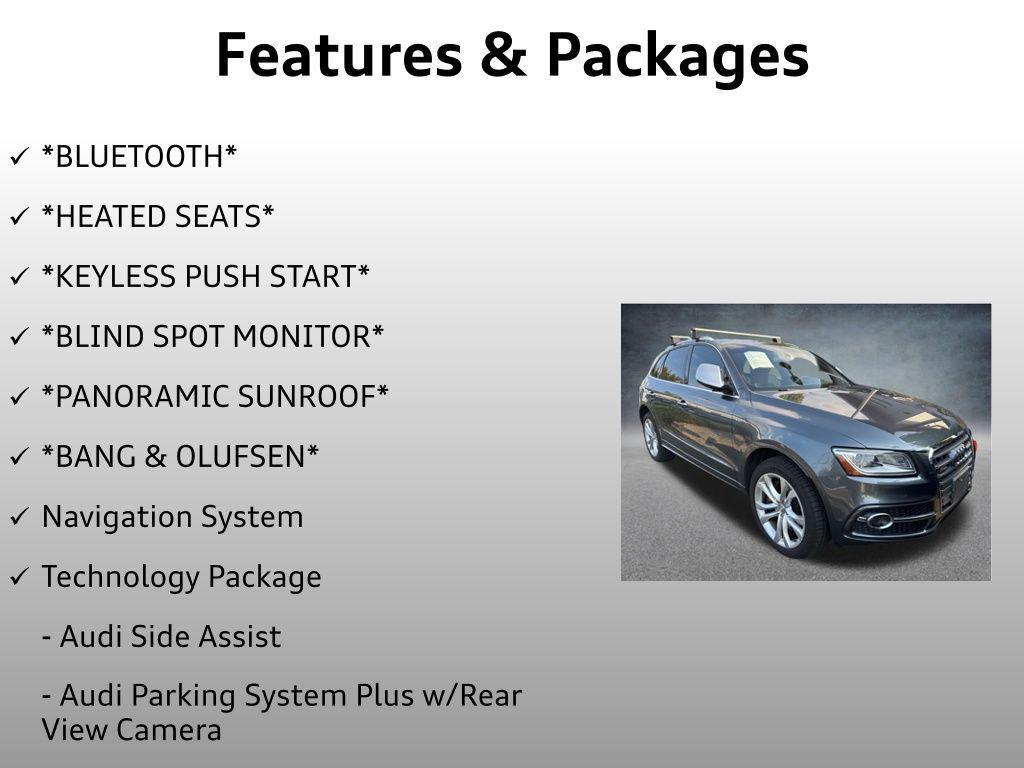 used 2017 Audi SQ5 car, priced at $19,999