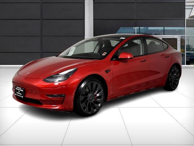 used 2023 Tesla Model 3 car, priced at $36,499