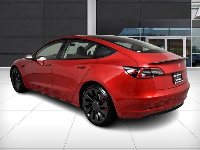 used 2023 Tesla Model 3 car, priced at $36,499