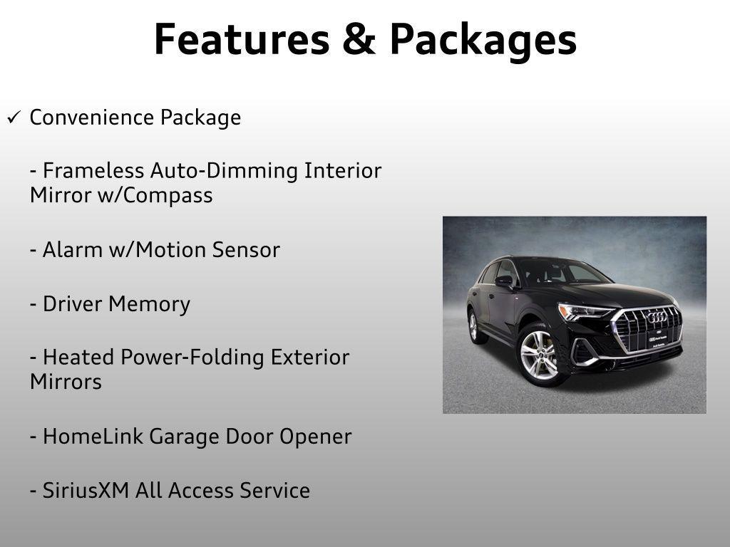 used 2022 Audi Q3 car, priced at $28,499