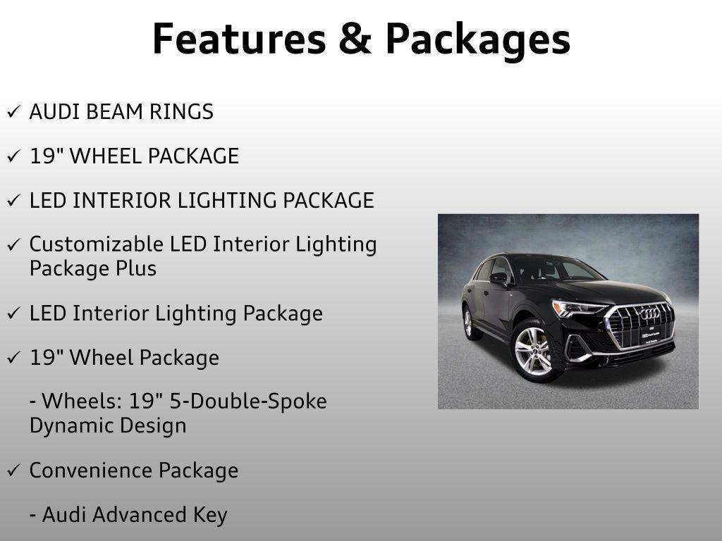 used 2022 Audi Q3 car, priced at $28,499