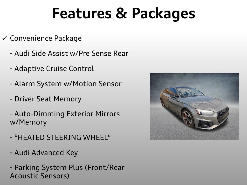used 2023 Audi A5 Sportback car, priced at $37,999