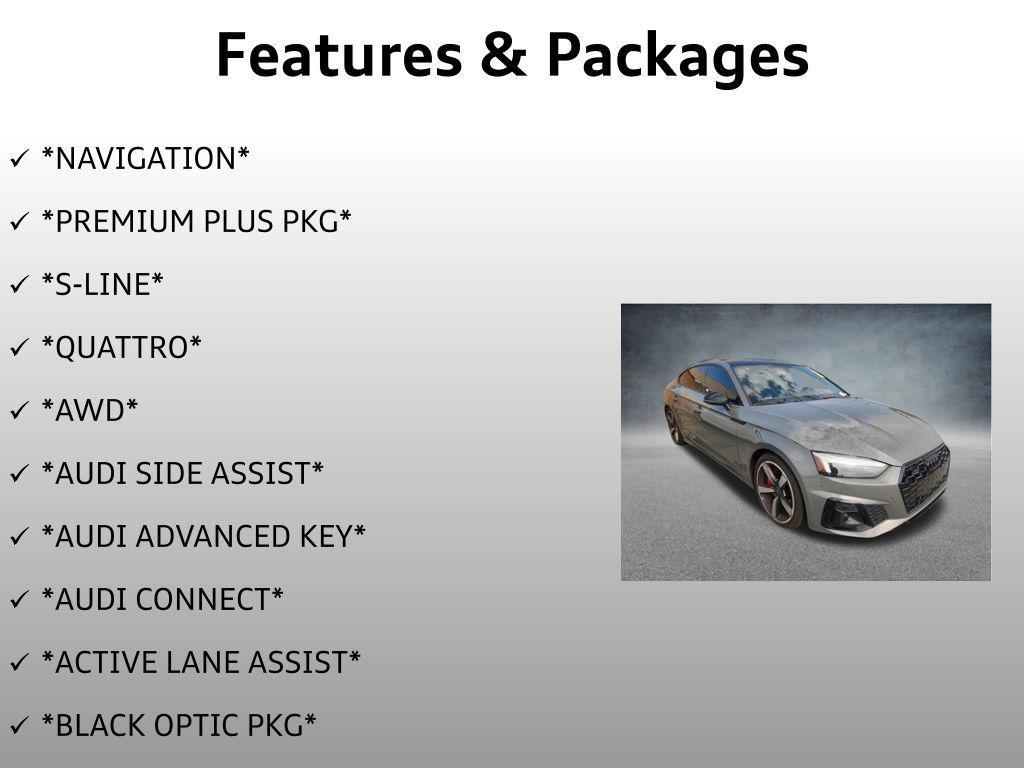 used 2023 Audi A5 Sportback car, priced at $37,999