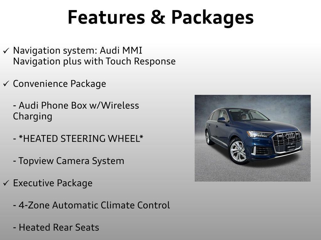 used 2022 Audi Q7 car, priced at $31,899