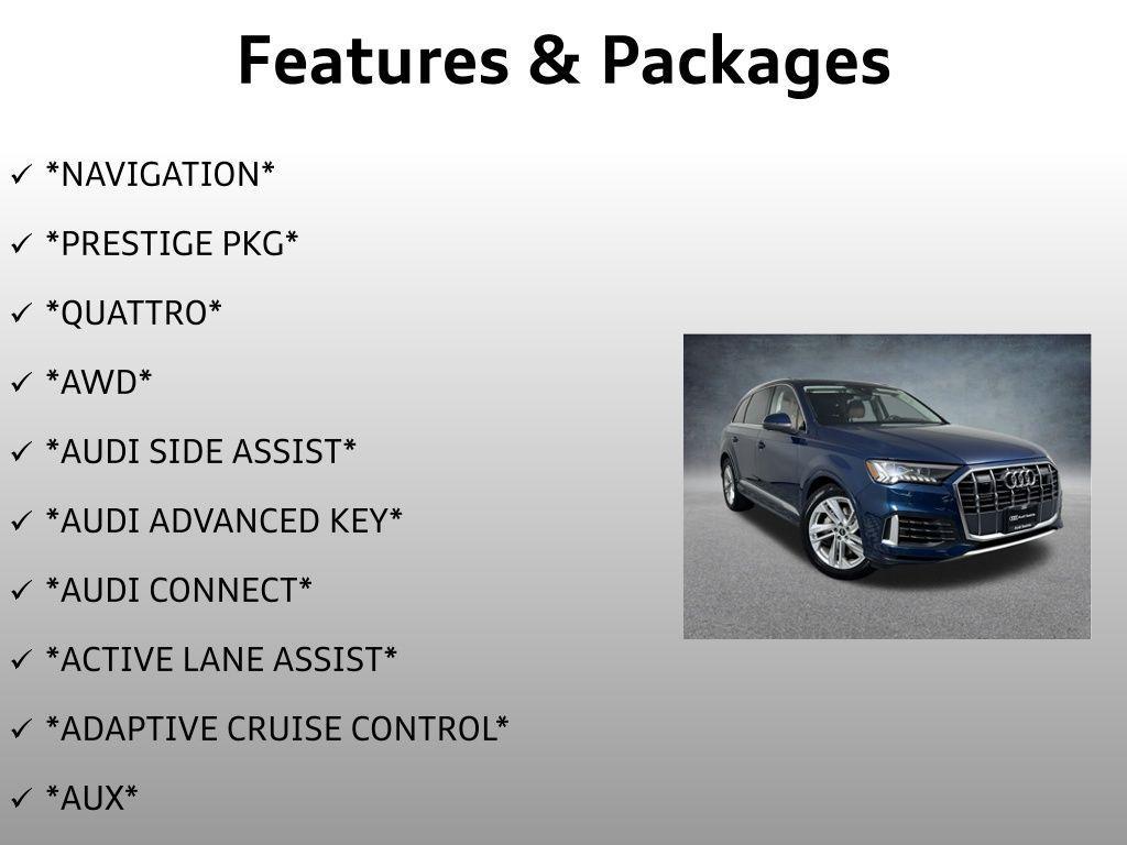 used 2022 Audi Q7 car, priced at $31,899