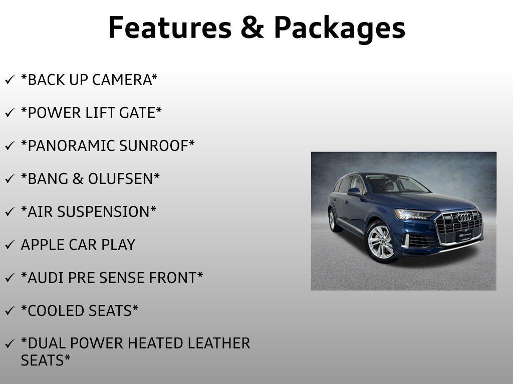 used 2022 Audi Q7 car, priced at $31,899