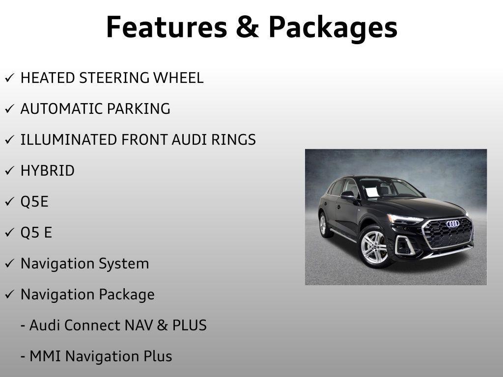 used 2024 Audi Q5 e car, priced at $48,499