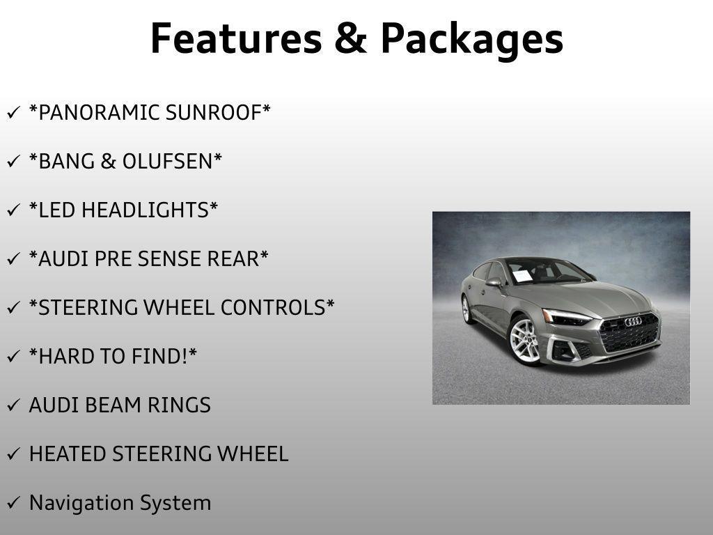 used 2023 Audi A5 Sportback car, priced at $36,699