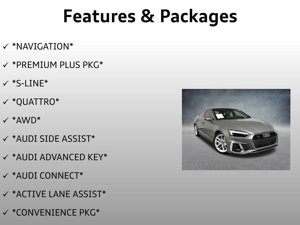 used 2023 Audi A5 Sportback car, priced at $36,699