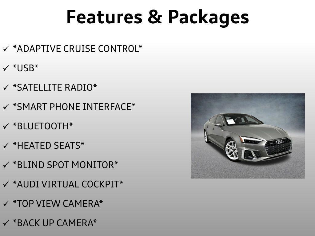 used 2023 Audi A5 Sportback car, priced at $36,699