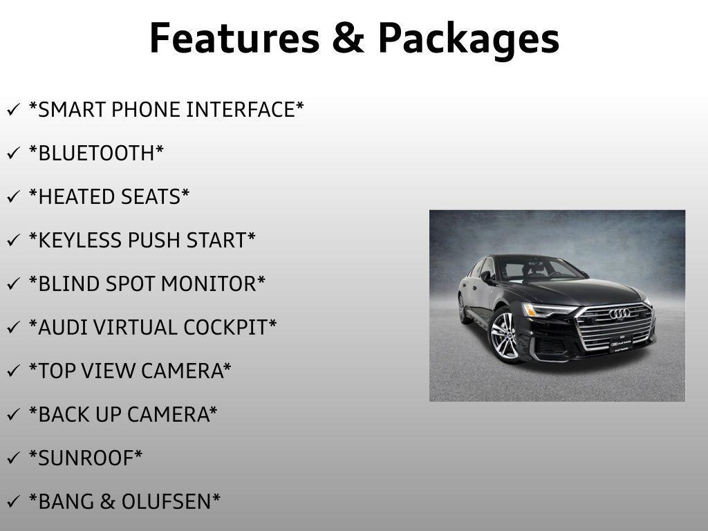 used 2022 Audi A6 car, priced at $43,999