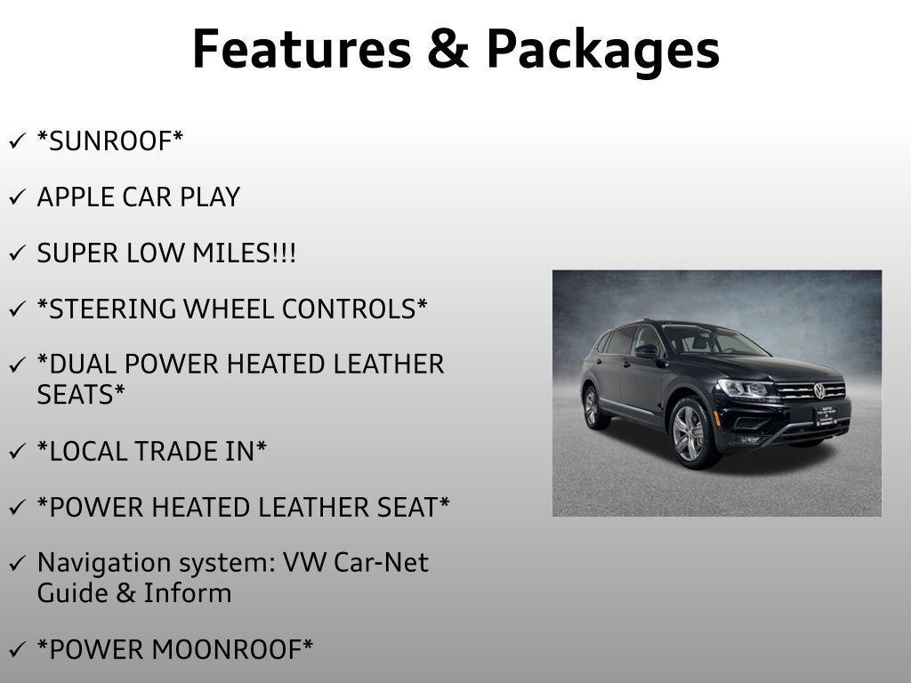 used 2021 Volkswagen Tiguan car, priced at $24,999