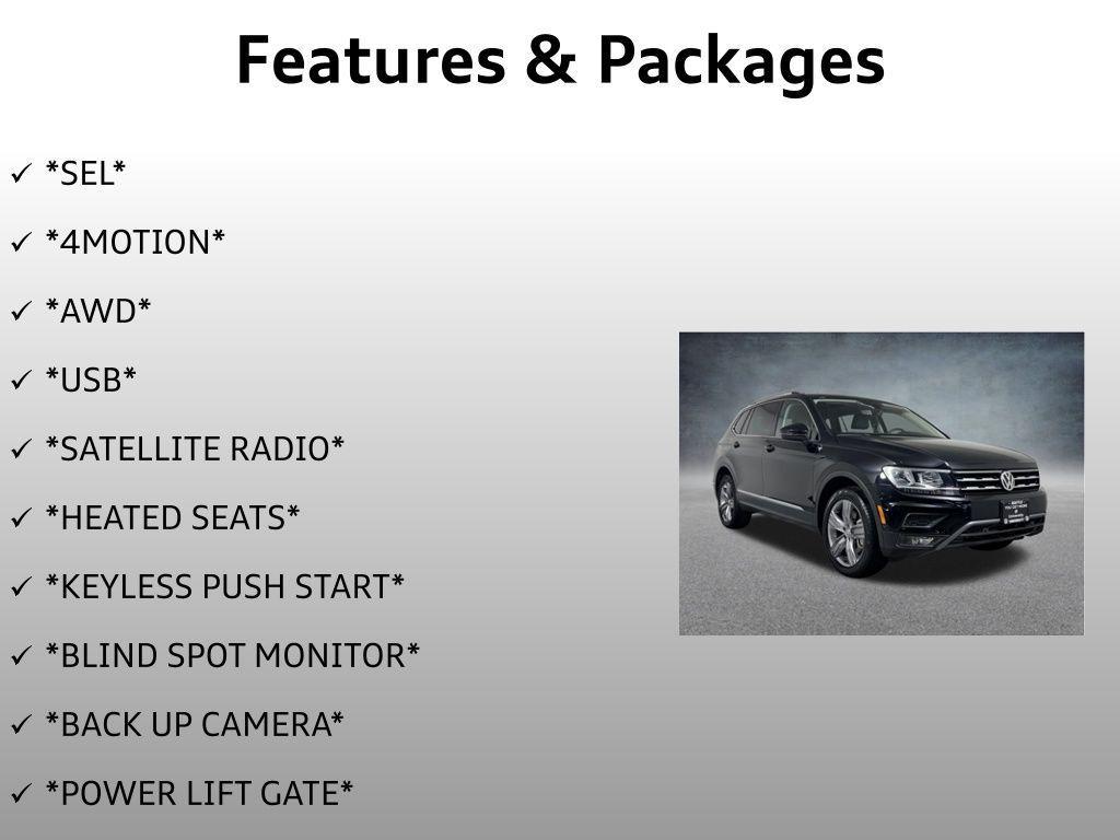 used 2021 Volkswagen Tiguan car, priced at $24,999