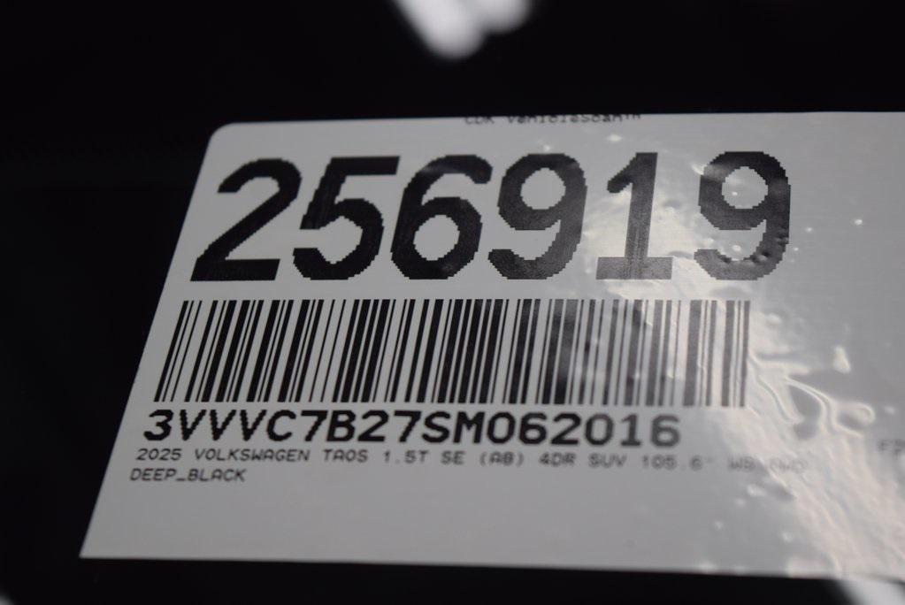 new 2025 Volkswagen Taos car, priced at $32,856