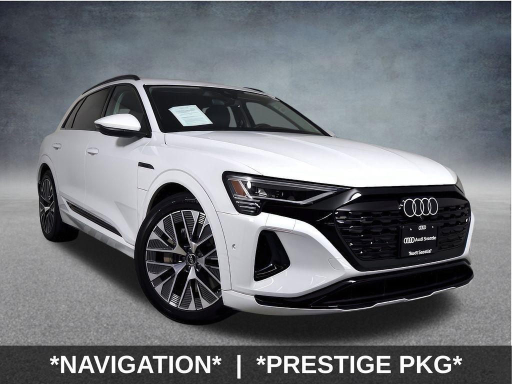 used 2024 Audi Q8 e-tron car, priced at $53,999