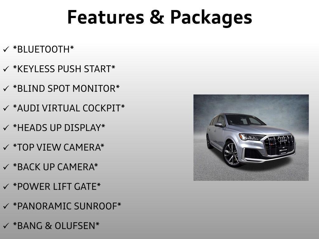 used 2023 Audi SQ7 car, priced at $64,999