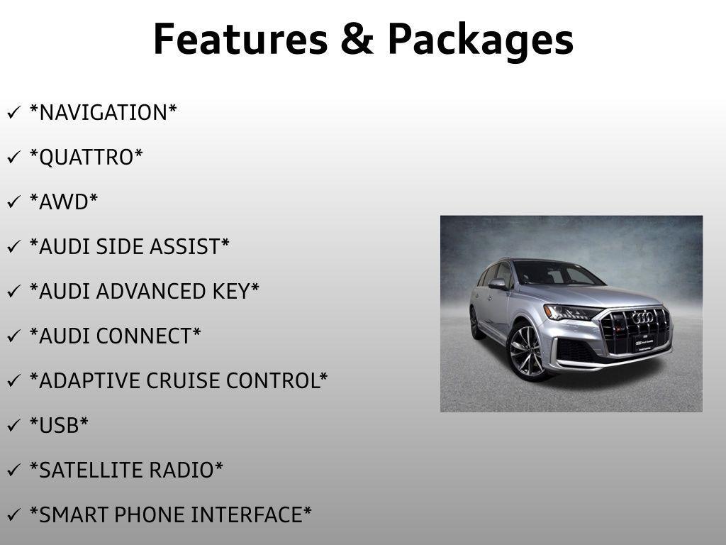 used 2023 Audi SQ7 car, priced at $64,999