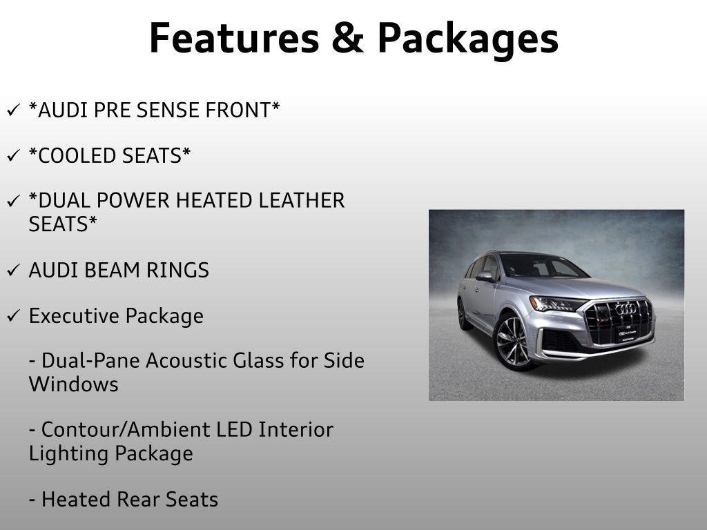 used 2023 Audi SQ7 car, priced at $64,999