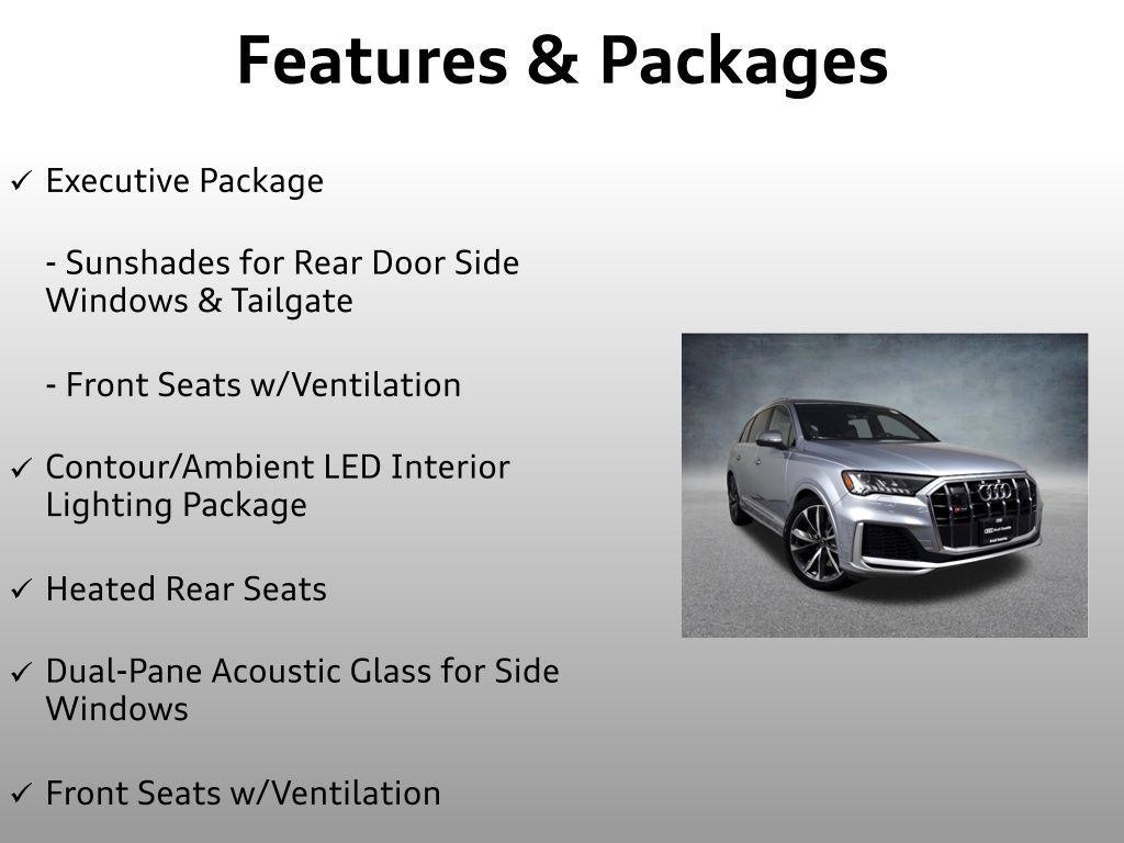 used 2023 Audi SQ7 car, priced at $64,999