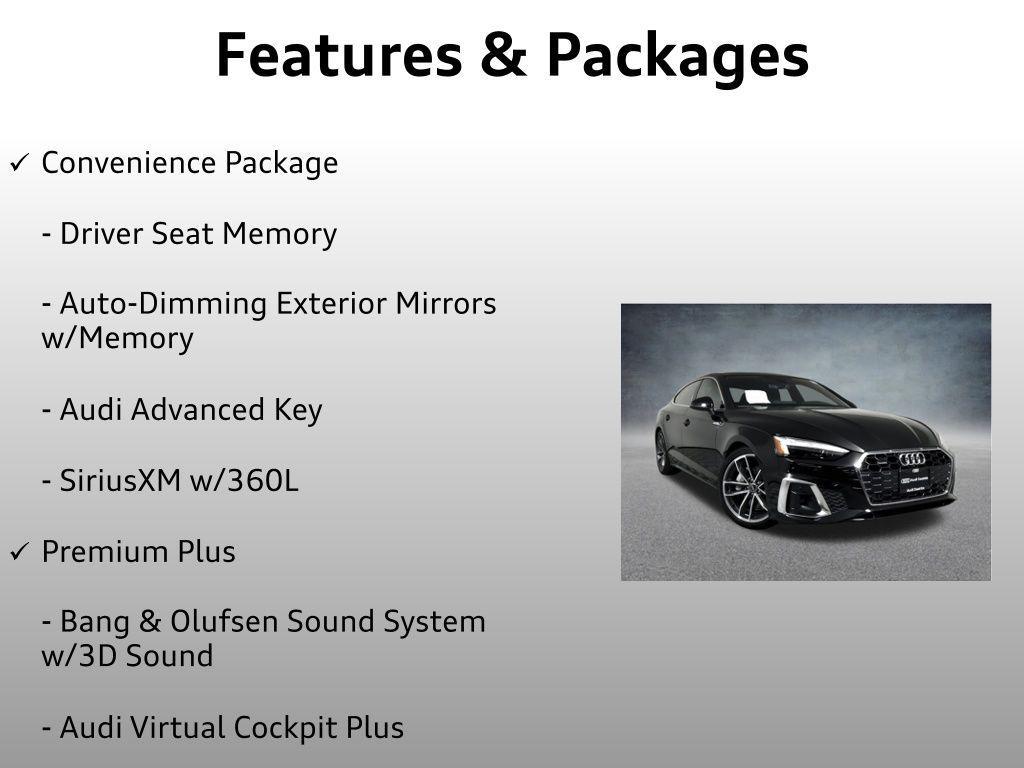 used 2024 Audi A5 Sportback car, priced at $41,199