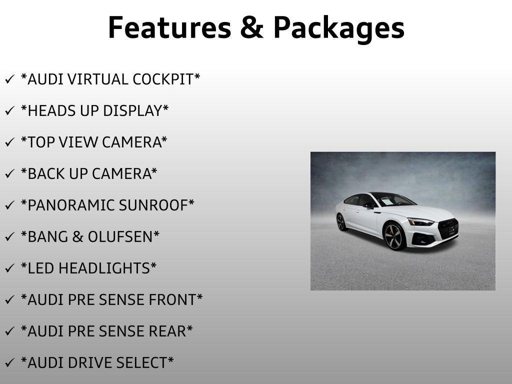 used 2024 Audi A5 Sportback car, priced at $43,499