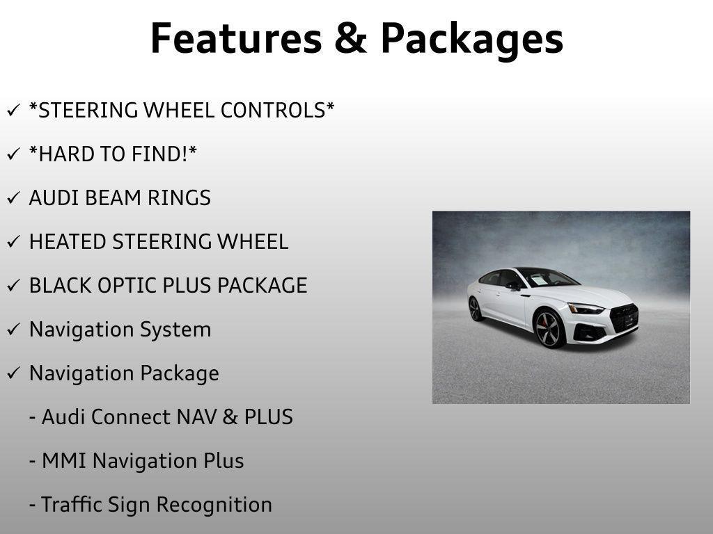 used 2024 Audi A5 Sportback car, priced at $43,499