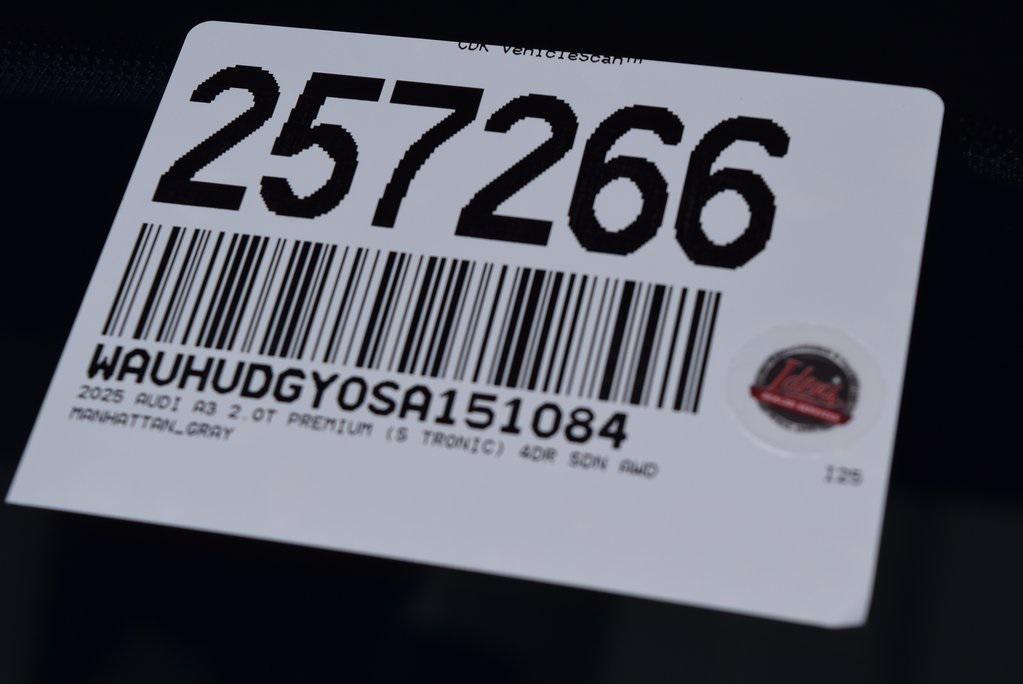 new 2025 Audi A3 car, priced at $47,035