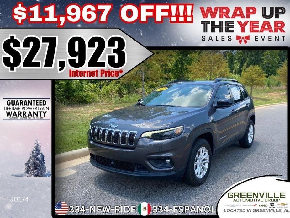 new 2022 Jeep Cherokee car, priced at $27,923