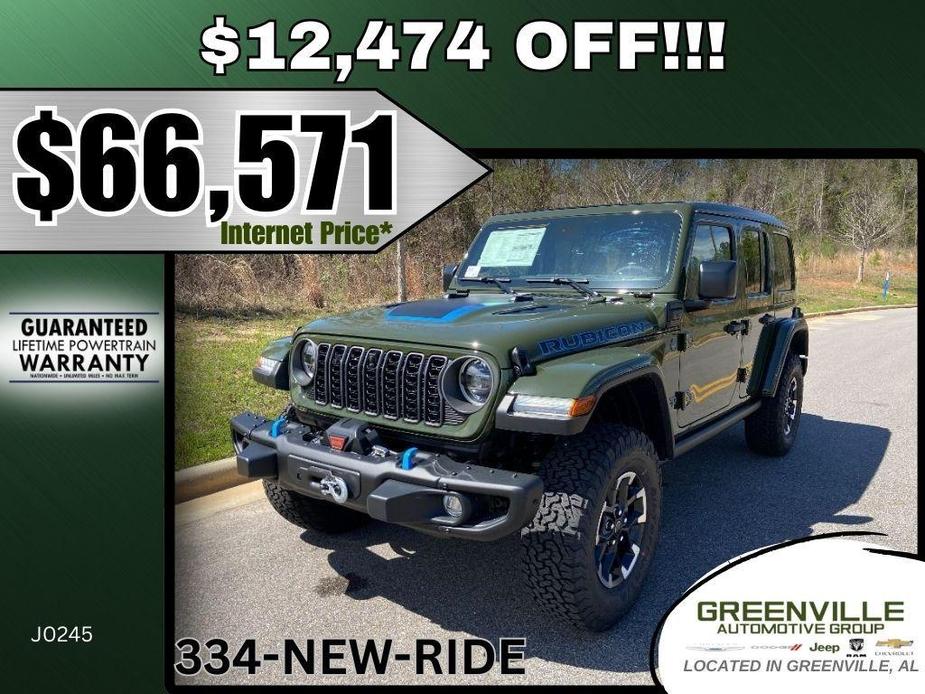 new 2024 Jeep Wrangler 4xe car, priced at $75,295