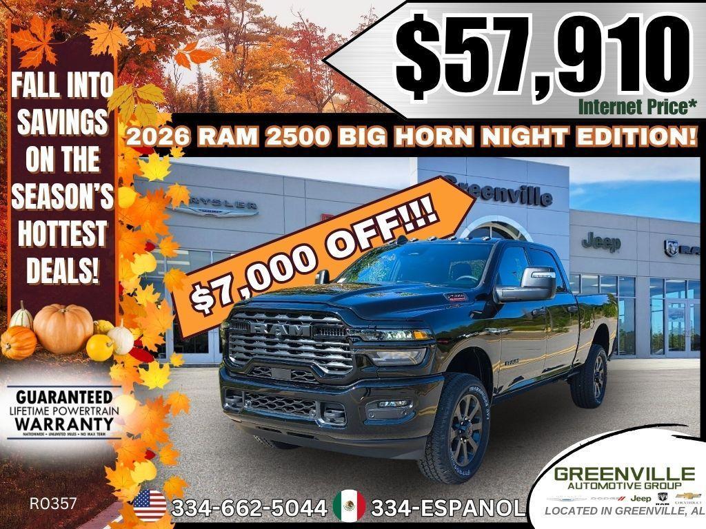 new 2026 Ram 2500 car, priced at $57,910
